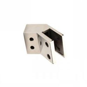 Polished Stainless Steel Glass Holder Bracket Glass Clamp Rustproof Customized
