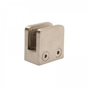 Polished Stainless Steel Glass Holder Bracket Glass Clamp Rustproof Customized