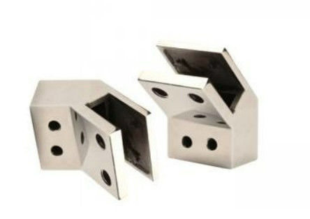 AISI SS304 Metal Glass Retainer Clips Rustproof Precision Casting Components